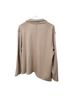 Eileen Fisher 100% Cotton Solid Tan Blazer Size L - photo 2