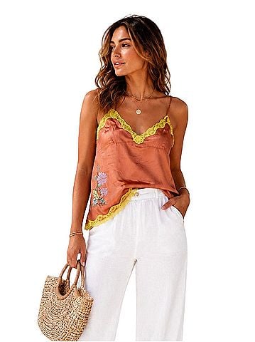Gold Hawk Sleeveless Top (view 1)