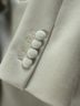 Ann Taylor 64% Polyester 32% Viscose 4% Elastane 69% Rayon 31% Polyester 100% Polyester White Ivory Blazer Size 8 - photo 5
