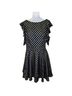 Mac Duggal 100% Polyester Polka Dots Brown Cocktail Dress Size 12 - photo 1