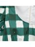 Tuckernuck 97% Polyester 100% Cotton Checkered-gingham Green White Casual Dress Size L - photo 10