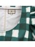 Tuckernuck 97% Polyester 100% Cotton Checkered-gingham Green White Casual Dress Size L - photo 3