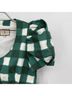 Tuckernuck 97% Polyester 100% Cotton Checkered-gingham Green White Casual Dress Size L - photo 4