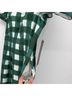 Tuckernuck 97% Polyester 100% Cotton Checkered-gingham Green White Casual Dress Size L - photo 6