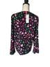 Never Fully Dressed Animal Print Black Pink Green Long Sleeve Blouse Size 16 - photo 2