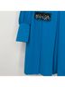 Tuckernuck 100% Polyester Solid Blue Cocktail Dress Size L - photo 5