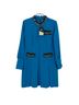 Tuckernuck 100% Polyester Solid Blue Cocktail Dress Size L - photo 1