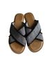 TOMS Black Tan Sandals Size 7 - photo 1