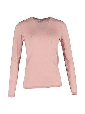 Max Mara  Max Mara Crewneck Sweater in Pink Wool (view 1)