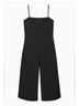 Cos 76% Lyocell 24% Linen 100% Cotton Solid Black Jumpsuit Size 2 - photo 4