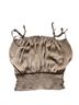 Free People 100% Polyester Brown Tank Top Size XS - photo 2