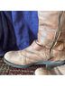 Enzo Angiolini 100% Leather Brown Tan Boots Size 7 - photo 10