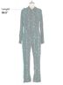 Cleobella 100% Viscose Animal Print Green Jumpsuit Size S - photo 4