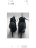Jason Wu 100% Leather Black Teal Heels Size 7 - photo 4