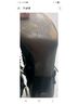 Jason Wu 100% Leather Black Teal Heels Size 7 - photo 6