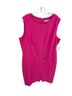 Kasper 97% Polyester 3% Elastane 100% Polyester Solid Pink Cocktail Dress Size 18 - photo 1