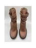 Free People 100% Leather Brown Ankle Boots Size 7 - photo 5