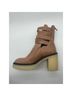 Free People 100% Leather Brown Ankle Boots Size 7 - photo 3