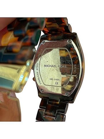 Michael Kors Tortoise Ladies' Chronograph Watch Watch (view 2)