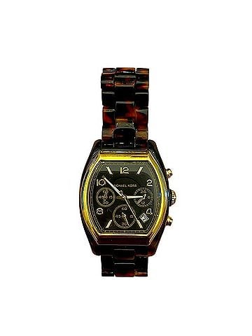 Michael Kors Tortoise Ladies' Chronograph Watch Watch (view 1)