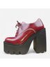 Jeffrey Campbell Solid Red Heels Size 5 - photo 11