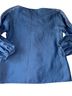 Massimo Dutti 100% Lyocell Floral Blue White T-Shirt Size 6 - photo 2