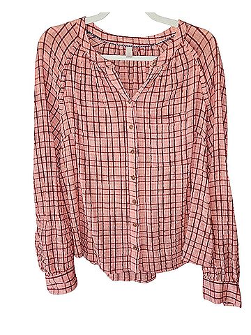 Pilcro and the Letterpress Button-Down Shirt (view 1)