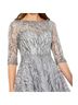 Mac Duggal Silver Gray Cocktail Dress Size 12 - photo 2