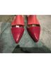 John Fluevog Color Block Red Pink Sandals Size 6 1/2 - photo 12