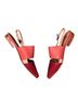 John Fluevog Color Block Red Pink Sandals Size 6 1/2 - photo 5