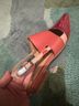 John Fluevog Color Block Red Pink Sandals Size 6 1/2 - photo 9