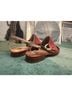 John Fluevog Color Block Red Pink Sandals Size 6 1/2 - photo 6