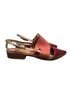John Fluevog Color Block Red Pink Sandals Size 6 1/2 - photo 3