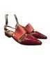John Fluevog Color Block Red Pink Sandals Size 6 1/2 - photo 1