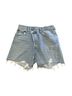 AGOLDE Blue Denim Shorts Size 30 waist - photo 1