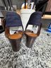 Enzo Angiolini Blue Brown Heels Size 7 - photo 3