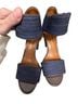 Enzo Angiolini Blue Brown Heels Size 7 - photo 1