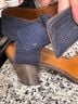 Enzo Angiolini Blue Brown Heels Size 7 - photo 9