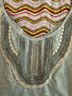 A Common Thread 85% Polyester 15% Rayon 100% Silk Stripes Multi Color Sleeveless Blouse Size S - photo 5