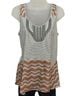 A Common Thread 85% Polyester 15% Rayon 100% Silk Stripes Multi Color Sleeveless Blouse Size S - photo 1