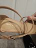 Violet & Red Tan Heels Size 8 1/2 - photo 3