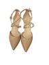 Violet & Red Tan Heels Size 8 1/2 - photo 1