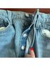 Frank & Eileen 98% Cotton 2% Elastane 100% Cotton Solid Blue Jeans Size 30 - photo 8