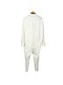 Matin 100% Linen Solid White Jumpsuit Size 8 - photo 2