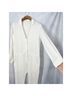 Matin 100% Linen Solid White Jumpsuit Size 8 - photo 4