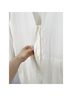 Matin 100% Linen Solid White Jumpsuit Size 8 - photo 16