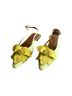 Angel Alarcon 100% Leather Yellow Flats Size 8 1/2 - photo 1