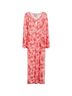 Hutch 100% Polyester Floral Red Swimsuit Cover Up Size M - photo 9