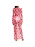 Hutch 100% Polyester Floral Red Swimsuit Cover Up Size M - photo 2