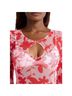 Hutch 100% Polyester Floral Red Swimsuit Cover Up Size M - photo 7